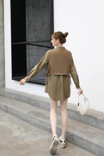 衬衫两件套，女装衬衫，田间晨露