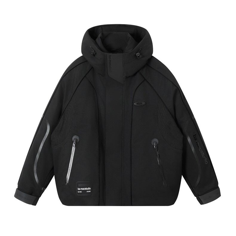 美式加厚保暖羽绒服男女冬季重磅潮牌情侣外套复古机车风719，男装羽绒服，电商A234