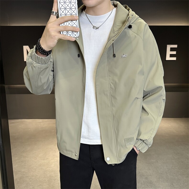 JK611-P85 2025秋季新款男士连帽外套时尚百搭休闲潮流青年上图片