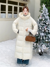 2025现货长款羽绒服210-3293-P370-4682025年冬季长款有帽不可拆，女装羽绒服，韩蜜菓