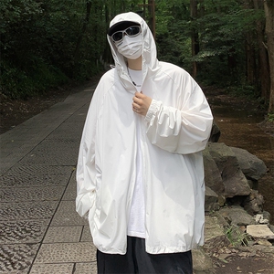 防晒衣男夏季轻薄款夹克宽松防晒服休闲户外冲锋衣外套F0598-P43图片