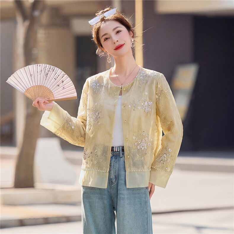 现货，夏装薄款小外套,女装短外套,利佳可人