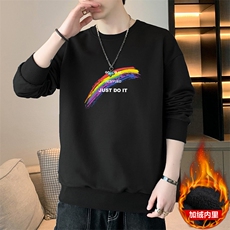 主推秋冬现货特价跑量2024加绒男士印花套头卫衣JR031-P19，男装卫衣，星座1816-2（原1210–2）