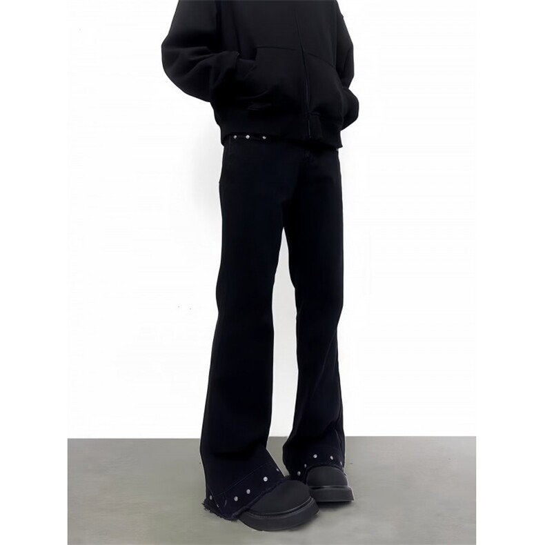 复古铆钉牛仔裤男女美式cleanfit设计感休闲长裤K7154-P42网图,男装牛仔裤,电商B245