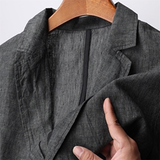 F82306钱塘2020-1春夏新款高品质男装亚麻西服休闲男士外套P170，男装西服，钱塘207-1