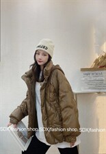 【现货】免洗新款面料卫衣帽羽绒服，女装卫衣/绒衫，色调轩
