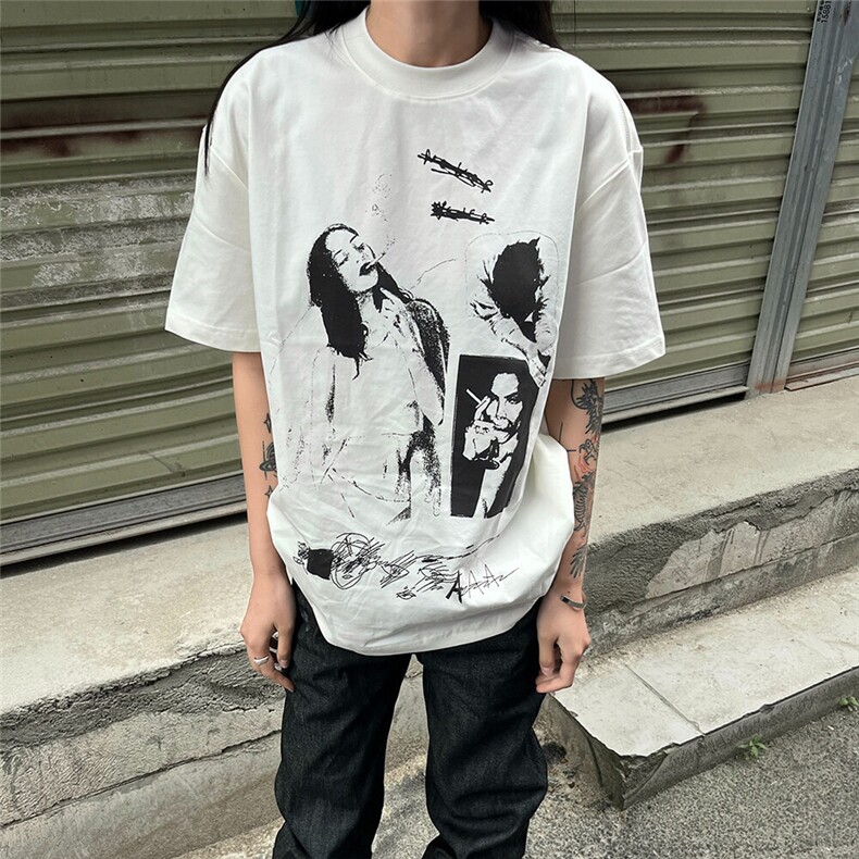 「颓废天使」短袖T恤D328-T25105-P25,男装T恤,电商D328