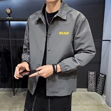 【】A003-HJ5030-P60秋装新款翻领个性印花夹克木木1，男装夹克，电商A003