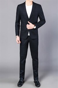 ASD8955秋季男式西服礼服西装修身商务休闲男装套装高端西服P275图片