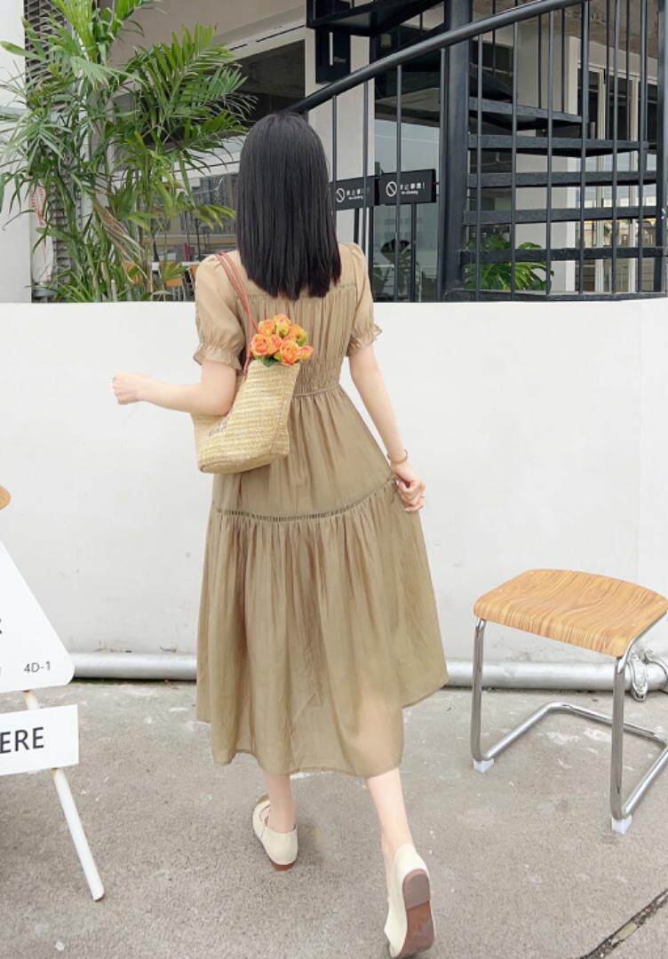 2023夏款连衣裙，女装连衣裙，韩伊雪