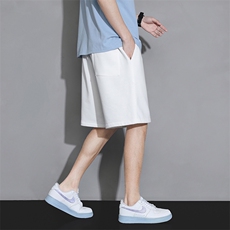 纯色短卫裤男士潮牌百搭短裤夏季简约休闲五分裤HX1025TP30控价48，男装休闲裤，电商A102