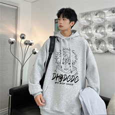 电商DSA028-MT21V208100聚酯P35新款潮流印花连帽卫衣男限49，男装卫衣，电商A028