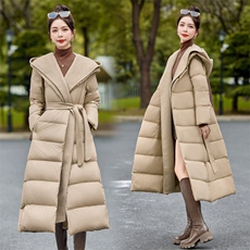 【bao款现货】2024新款冬装气质重工羽绒服90白鸭绒70羊绒可拆卸，女装羽绒服，雅静靓衣