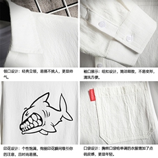QC58041-P45亚七分袖衬衫男大码五分袖衬衣男短袖网格挂拍，男装衬衫，电商A040A
