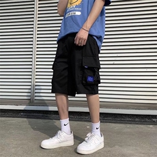 夏季2022潮流男款日系工装短裤休闲百搭学生五分裤K2581-P30，男装休闲裤，星座512-2