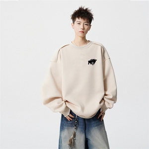 得物供货、重磅420克现货 圆领卫衣宽松HD019-1-WY2579LL-P35图片