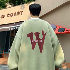 ！圆领卫衣港风长袖T恤男外套男WY126-P28，男装卫衣，电商B367