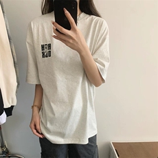 万针全刺绣工艺抖音得物高品质260克重磅纯棉双纱美式高街短袖T恤，男装T恤，电商A486