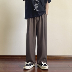 男新款潮牌百搭宽松阔腿长裤春季美式复古休闲工装裤 K6327-P32图片