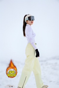 冬季单板双板滑雪裤男女同款加绒加厚防水登山裤K1002J加绒-P75图片