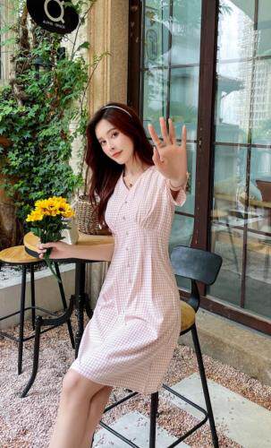 夏连衣裙，女装连衣裙，玉璟晞