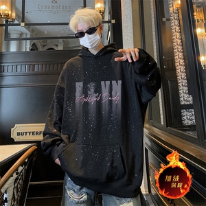 抖音得物高品质重磅全棉二开支持退换 360克满天星连帽卫衣 1009图片