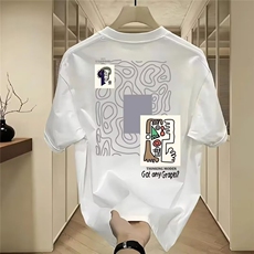 时尚短袖t恤男夏季新款潮流半袖纯棉上衣修身体恤衫GA2432P26，男装T恤，星座1013-5