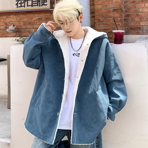 潮牌座山雕棉服冬季男加绒加厚连帽棉衣外套 M6021 P115 控148图片