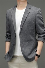 中年男士春秋季韩版商务休闲小西服外套2023新款便服单西外套，男装西服，电商B212（原钱塘6029）