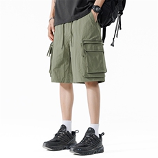 短裤夏季薄款阔腿工装裤运动休闲速干直筒裤A436-5271-P5578，男装牛仔裤，电商A436