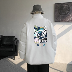 麂皮绒棉衣男大码立领棉袄子男羽绒棉服JM87275-P110，男装棉衣，电商A040