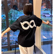 万针全刺绣工艺抖音得物高品质260克重磅纯棉双纱美式高街短袖T恤，男装T恤，电商A486