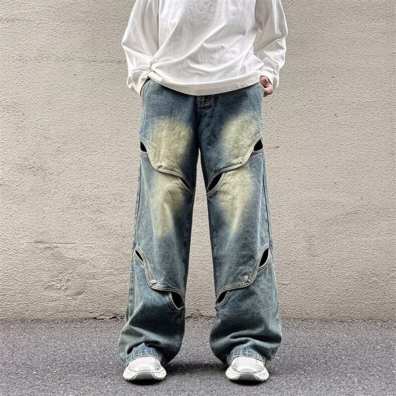 美式牛仔裤男款秋季长裤潮A2007P50,男装牛仔裤,星座1116-2