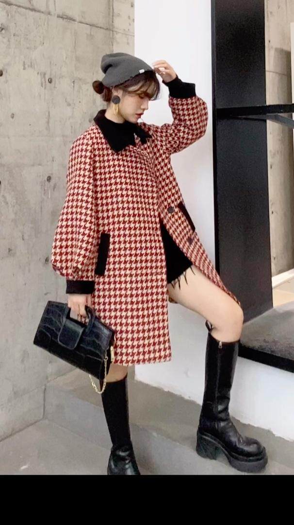 尼料大衣，其它，女人家淼漫