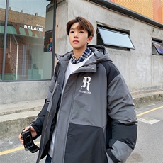 EQ338拼接撞色冬季加厚工装棉衣外套男2024新款棉服，男装棉衣，电商C306-1