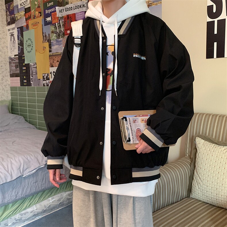 新款上市潮牌男女春季上衣宽松休闲夹克外套CYJK2126-P45图片