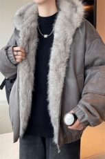 主推冬季连帽新款宽松/座山雕外套潮加厚棉衣XZ102B-1M817-P115，男装棉衣，星座102B-1