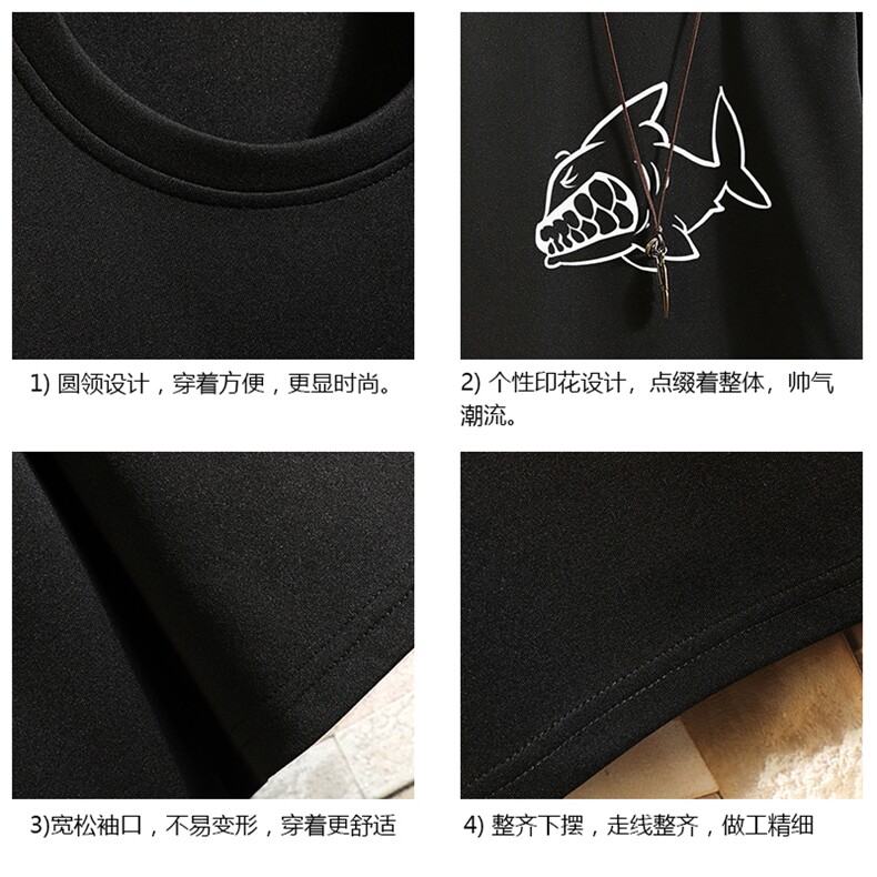 TK28041-P25春夏季七分袖t恤男大码五分袖男短袖中袖砖墙挂拍,男装T恤,电商A040A