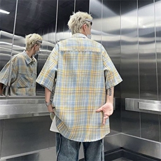 2025夏情侣短袖衬衫C5221，男装T恤，星座1108