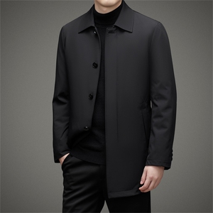 DJ123YR9931钱塘2020-3冬季厚款商务休闲简约翻领男士羽绒服P290图片