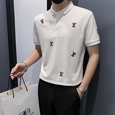 B340-PL89432023夏季新款短袖刺绣POLO衫男T恤P58控价78，男装Polo衫，电商B340