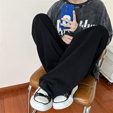 春季牛仔裤男款高街vibe水洗直筒宽松休闲长裤A080-9280-P35，男装牛仔裤，电商A080