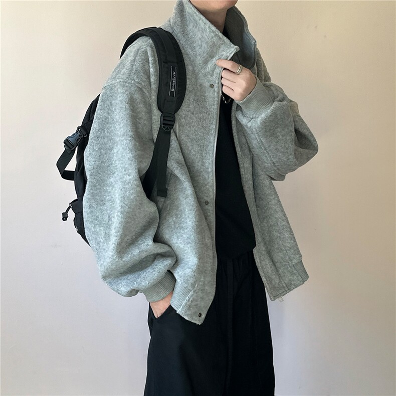 现货立领羊毛呢夹克外套秋冬加厚呢大衣A351-AJ2602-P125,男装夹克,电商A351