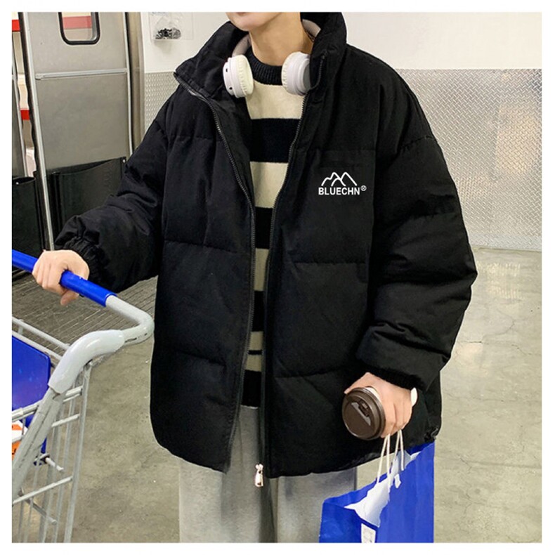 1506-1/MZ2321/P65棉服男款冬季美式立领加厚oversize棉服图片