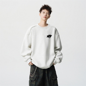 得物供货、重磅420克现货 圆领卫衣宽松HD019-1-WY2579LL-P35图片