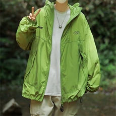 夏季2025薄款防晒衣男女韩版潮连帽户外百搭宽松ins外套W5826-P46，男装防晒衣，星座412-3