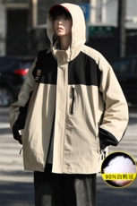 2023冬上新三合一冲锋衣潮加绒羽绒服外套男女8300-P210控价299，男装羽绒服，电商A441-1