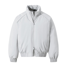 现货双拉链三防立领棉服男女美式高街飞行夹克宽松加厚棉衣冬，男装夹克，电商A443