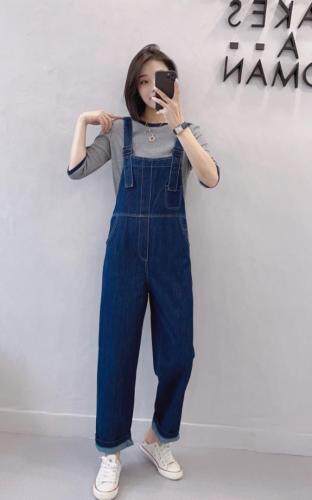 两件套牛仔背带长裤，其它，秀红佳丽