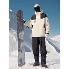 冬款户外连帽滑雪服防水防风防寒保暖情侣款外套M35-P125控178，男装棉衣，电商A001